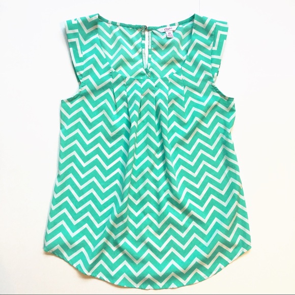 🌸 Candie’s Chevron Top - Size XS - Picture 1 of 4